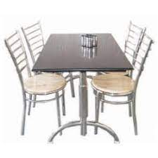 Euro style allan round stainless steel dining table. Ss Dining Table At Rs 11500 Piece Stainless Steel Dining Table Id 13164634148
