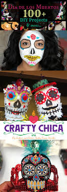 Munch on marshmallow sugar skull pops. 100 Day Of The Dead Craft Ideas The Crafty Chica Crafts Latinx Art Creative Motivation
