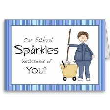 School Custodian Thank You Card Zazzle Com In 2020 School Custodian Teacher Appreciation Doors Teacher Appreciation Printables