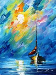 Vivid Colors Of Sailing Art Painting Art Fine Art