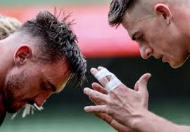 He's like a big South African. He's got that bulk that you don't really see  in Irish kids'