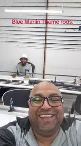 Custom Blue Marlin Theme Fishing Rods in Cape Town