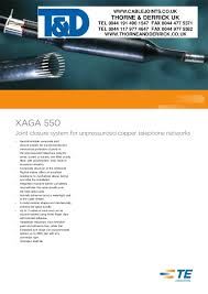 Raychem Tyco Xaga 550 Joint Closure Unpressurized Copper