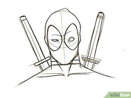 Step 2 now draw the outline for the wings of the nose. How To Draw Deadpool With Pictures Wikihow