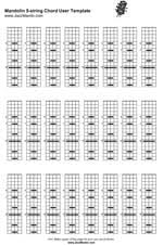 mandolin 5 string chord user template