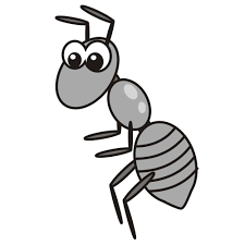 Being of the color black, producing or reflecting comparatively little light and having no predominant hue. Ant Black And White Ant Clipart Black And White Free Images 2 Wikiclipart