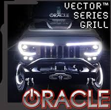 Oracle Lighting Vector Pro Series Full Led Grill For Jeep Wrangler Jk Jeep Wrangler Jeep Wrangler Jk Jeep