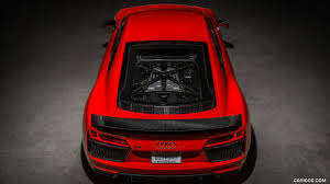 The audi r8 is a little bit like the golf of the supercar world, and i mean that in the best way possible. 2017 Audi R8 V10 Plus Red Us Spec Top Hd Wallpaper 31 1920x1080