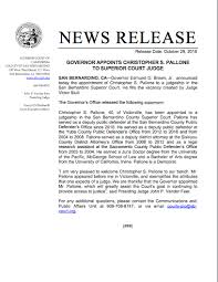 Governor Appoints Christopher S. Pallone