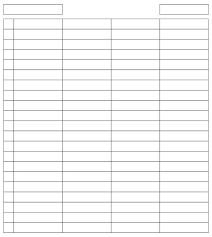 printable 5 column chart template table of contents template writing paper template timesheet template