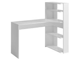 Ce mobilier n'est pas uniquement réservé aux professionnels et si vous possédez un coin bureau chez vous tribesigns bureau en forme de l, table d'angle avec étagère de rangement & support d'écran Bureau D Angle Avec Etageres Delfino 4 Etageres Blanc