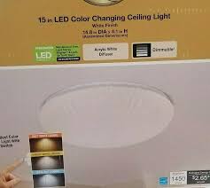 Get the best deal for hampton bay flush mount chandeliers & ceiling fixtures from the largest online selection at ebay.com. Hampton Bay 15 In Led Color Changing Flush Mount Ceiling Lighting Whit Fatman S Garage