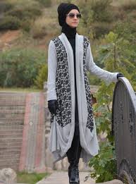 Modern Ferace Modelleri Gris Acrylique Melange De Laine Abaya Https Ift Tt 3etuz72 Akrilikler Gri Modern