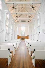 Inside The Seaside Wedding Chapel Indoor Wedding Venue Ceremony Venue Seaside White Chapel Peach And Pearl Ev Wedding Venues Indoor Pearl Events Indoor Wedding