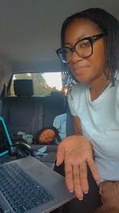 After working 12 hours straight today because well... That's who I am... I  may be quiet but I'm working it out ♥️🙏🏾🏠💪🏾 #HomeLoanMom Anyway, I say  to Addison, let's get out of