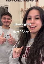 our fridge would over freeze, so we upgraded! our wallets hurt, but our  house is happy🩷 #unboxing #fridge #fridgeorganization #fyp #samsung  #bespoke #pregnant #pregnantlife