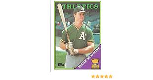 #markmcgwire #baseball #longgonesummeri recently picked up a 1985 topps mark mcgwire rookie card and watched the new documentary about the 1998 home run. Mark Mcgwire Rookie Card 1988 Topps Baseball All Star Rookie Baseball Card 580 Oakland Athletics Free Shipping At Amazon S Sports Collectibles Store