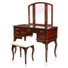 Beautifully designed to create the perfect master bedroom suite, it offers a feminine touch and has old world. Furniture Of America Talia 2 Piece Cherry Antique Drawer Pull Vanity Set Idf Dk6405ch The Home Depot