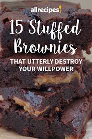 15 Stuffed Brownies That Utterly Destroy Your Willpower In 2020 Recipes Brownie Recipes Dessert Recipes Easy