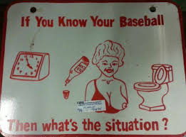 Easy Top Of The Fifth One On One Out No One On Baseball Baseball 10 Things Man