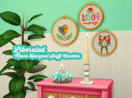 The new item descriptions are confusing. Liberated Movie Hangout Stuff Candles From Linacherie Sims 4 Downloads