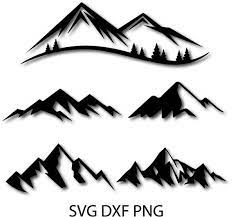 Pin On Mountain Silhouette