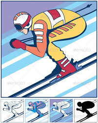 Alpine Skiing Ski Artwork Alpine Skiing Skiing