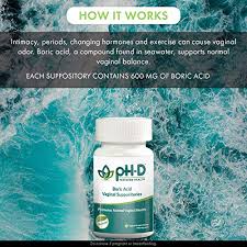 During or after your period. Ph D Feminine Health 600 Mg Boric Acid Suppositories Woman Owned Alternative Support For Vaginal Balance 24 Count Pricepulse