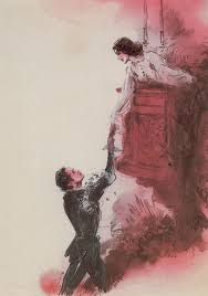 Drawing Based On Romeo And Juliet 1936 Leslie Howard And Norma Shearer Illustration Film Romeoandjulie Romeo And Juliet Drawing Romeo And Juliet Poster Art