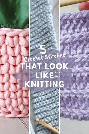 Use when crocheting homeware, blankets and cushions, in your favourite yarn. 5 Crochet Stitches That Look Like Knitting The Snugglery