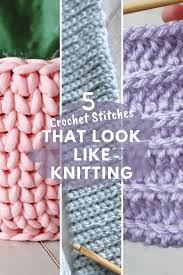 Tunisian crochet is perhaps my favorite crochet technique to date. 5 Crochet Stitches That Look Like Knitting The Snugglery