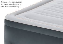May 8, 2019 fortunately, the intex comfort plush queen size air mattress boasts. Intex 22 Queen Comfort Plush High Rise Durabeam Airbed Mattress With Built In Pump Walmart Com Walmart Com