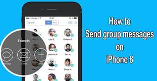 How To Send Group Text Messages On Iphone 8 Easily Group Text Text Messages Messages