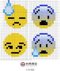 emoji表情不仅仅在网络聊天中流行最近发现 来自权腻儿的图片分享 堆糖 elephant cross stitch emoji patterns perler bead emoji