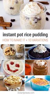 Instant Pot Rice Pudding 10 Delicious Variations Instant Pot Eats Recipe Rice Pudding Berries Recipes Instant Pot Recipes