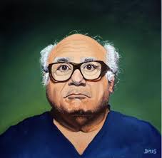 Danny Devito Square Glass Round Glass Glass