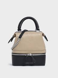 Unboxing charles and keith bag and shoes unaffiliated product link below: Beige Wrinkled Effect Two Way Zip Boxy Bag Charles Keith Ph