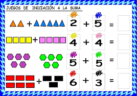 Actividades para niños de primaria sumas simples 12. Ejercicios De Sumas Con Imagenes Para Preescolar