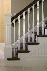 Dark Railings Traditional Staircase Painted Stair Railings Stairs