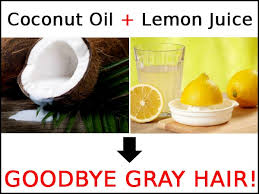 Coconut milk for gray hair. Coconut Oil Lemon Juice Goodbye Gray Hair Boldsky Com