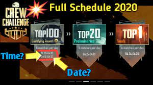 Crew Challenge Schedule 2020 Pubg Crew Challenge Date Time By Idiot Gaming Youtube