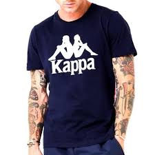 Kappa Curlew Tee Blue Marine White Kappa Clothing Kappa Tracksuit Clothes