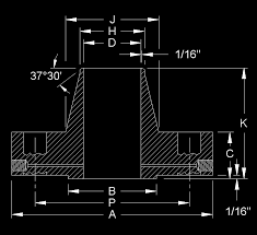 Flange Orifice Weld Neck Ansi Class 300 B16 36 In