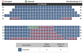 Cineplex Seating Chart