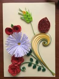 Paper quilling is nothing but an art of rolling paper strips to create designs. Paper Quilling Greeting Card Hand Made Hobbies Toys Stationery Craft Handmade Craft On Carousell