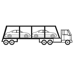 A car carrier trailer can be either open or closed. Pin On Car Transporter Coloring Pages