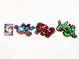 Generation 3 Pokemon Shineys Perler Dante X2f Groudon X2f Pokemon Perler Beads Perler Bead Art Pokemon Bead