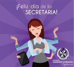 Una secretaria como usted es única e invaluable así que merece una gran celebración. Feliz Dia De La Secretaria Colegio Sagrado Corazon Arequipa