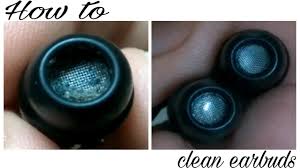 How To Easily Clean In Ear Headphones Remove Wax From Earbuds Youtube