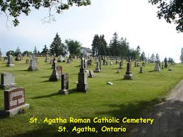 Saint Agatha Roman Catholic Cemetery in Saint-Agatha, Ontario